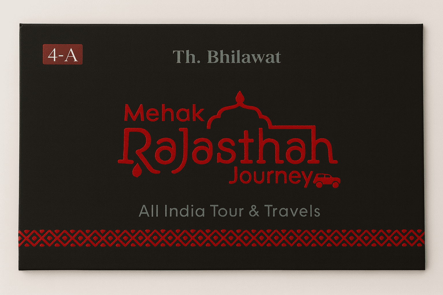 Black Card UV Coated