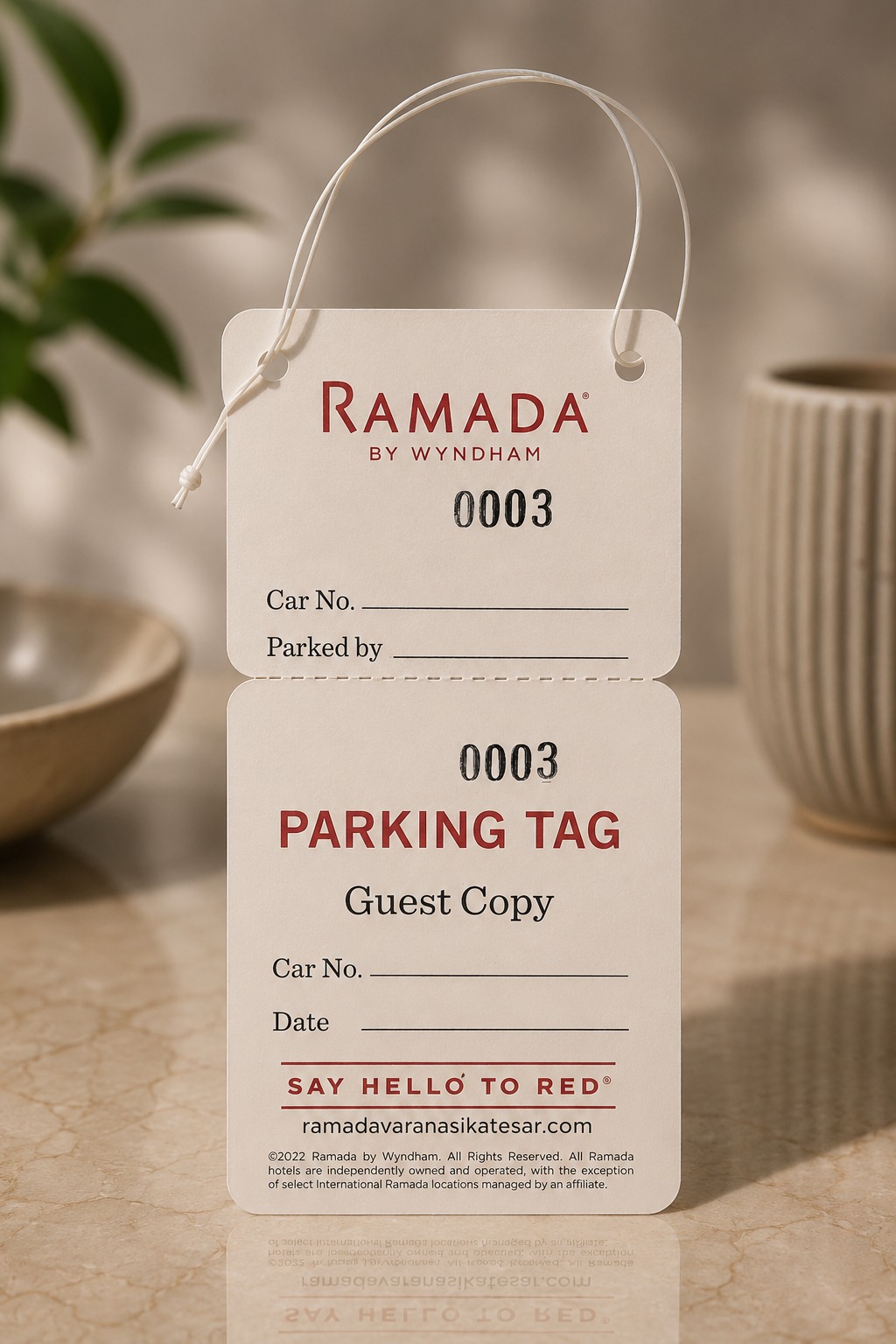 Parking Tag
